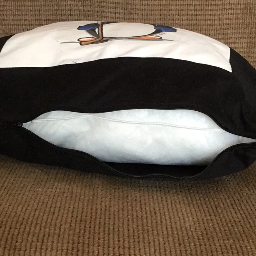 NWOT! Penguin hockey player pillow